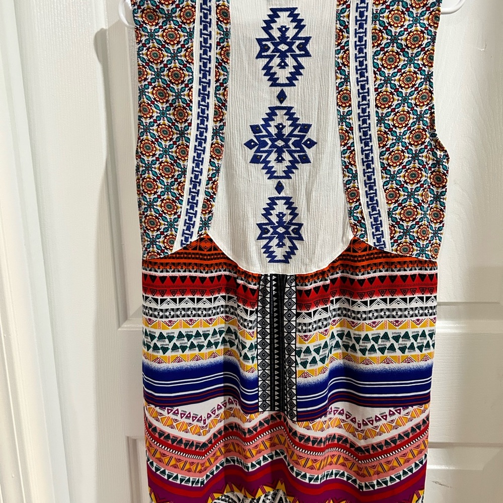 John Mark Aztec Print Sleeveless Tunic Large - image 5